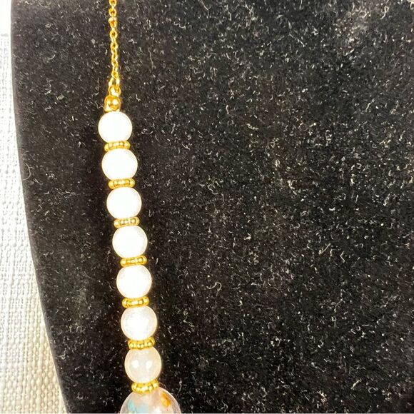 New Multi Colored Necklace and Earrings Set Skyline Collection Pink Blue - Picture 6 of 9